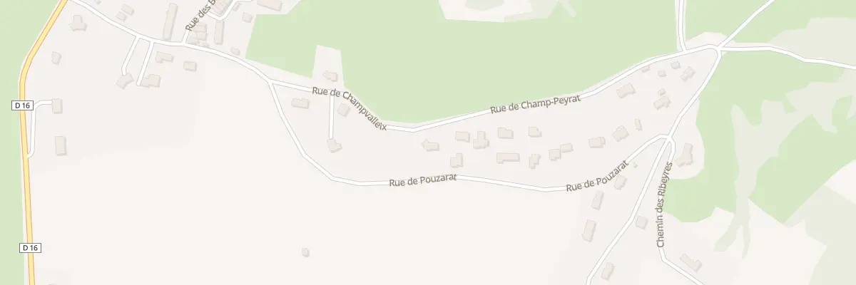Plan du 5748 Pouzarat à Charbonnières-les-Varennes