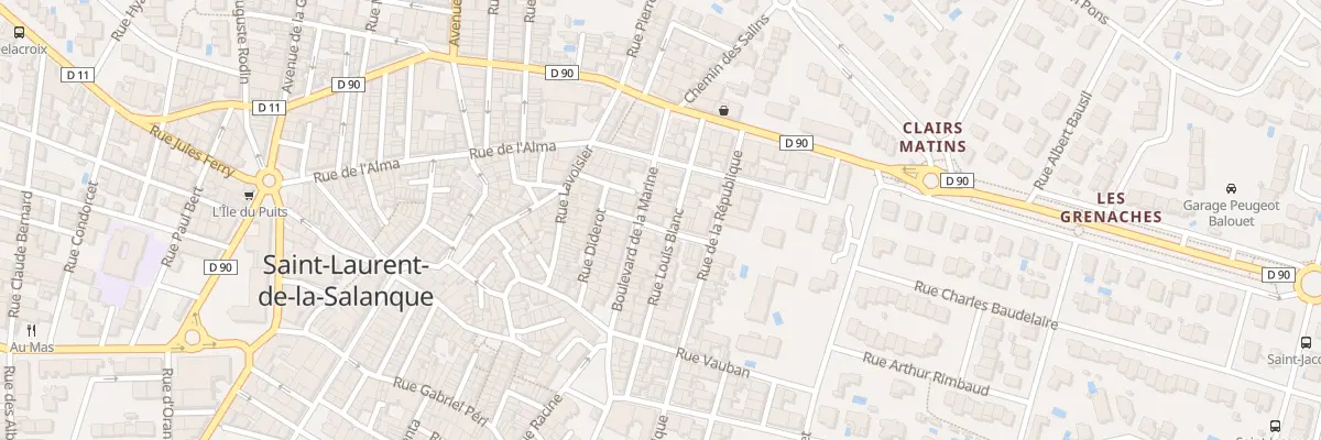 Plan du 5 Rue Denfert Rochereau à Saint-Laurent-de-la-Salanque