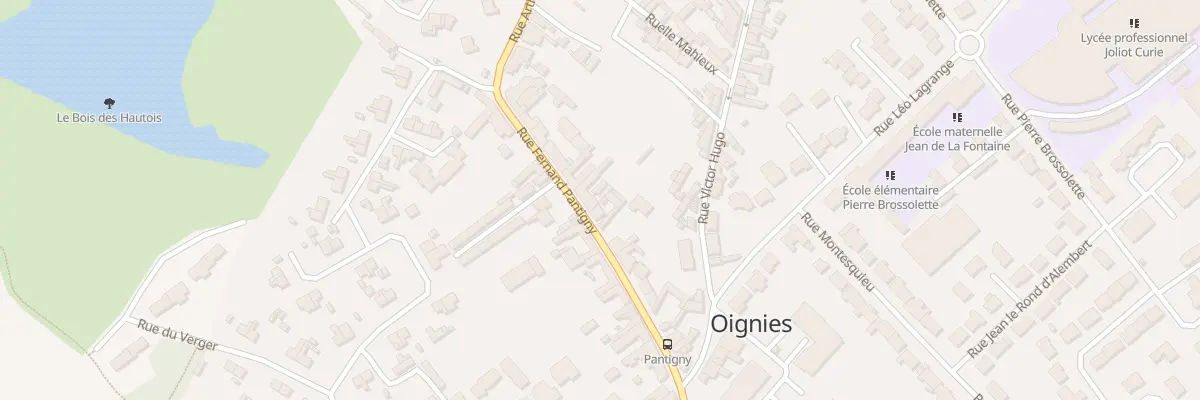 Plan du 9 Rue Fernand Pantigny à Oignies