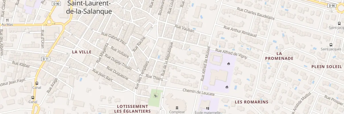 Plan du 22 Rue de la République à Saint-Laurent-de-la-Salanque