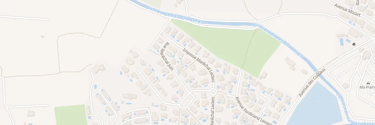 Plan du 13 Rue Maréchal Leclerc à Canet-en-Roussillon