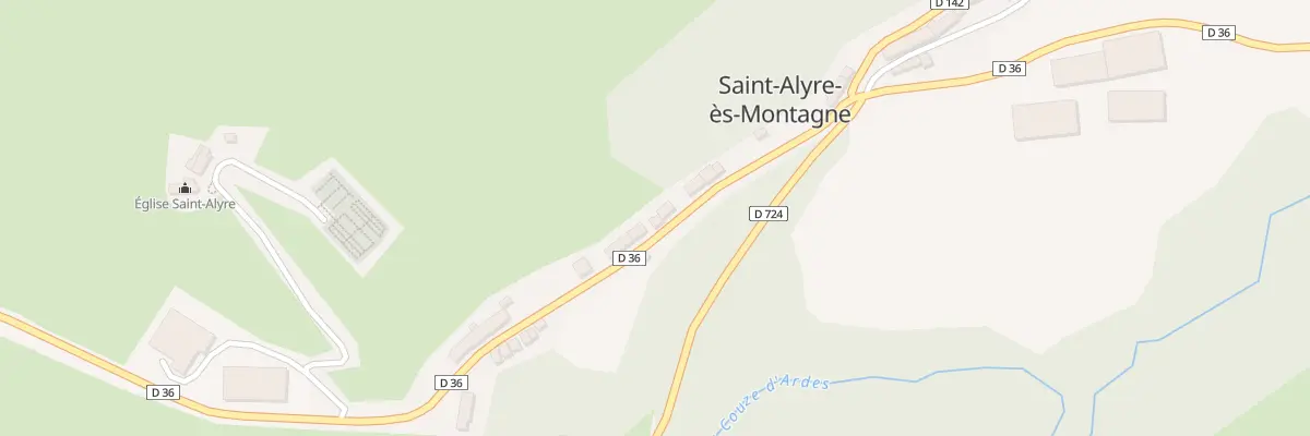 Plan du 5175 Largelier à Saint-Alyre-ès-Montagne