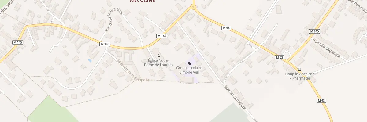 Plan du 17 Rue Jean Moulin à Houplin-Ancoisne