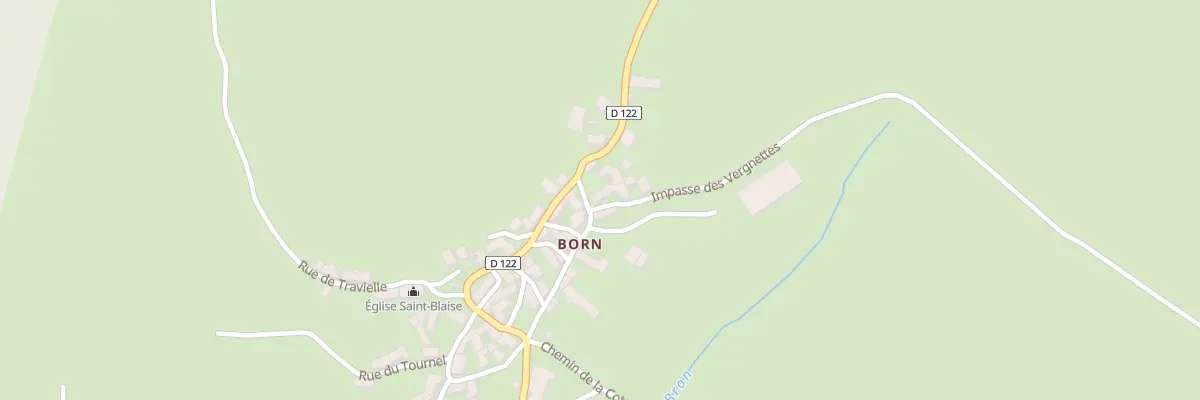 Plan du 5194 Born à Prades-d’Aubrac
