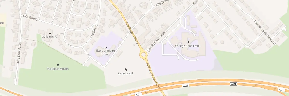 Plan du 57 Rue Roger Salengro à Dourges