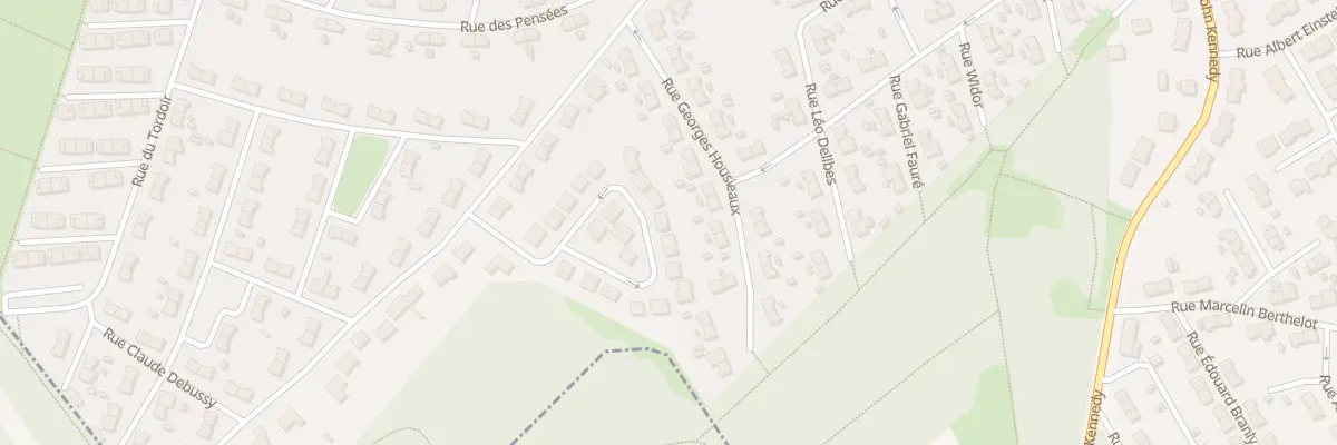 Plan du 20 Rue Jean Baptiste Lully à Oignies