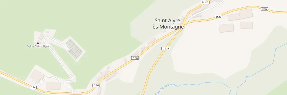 Plan du 5011 Largelier à Saint-Alyre-ès-Montagne