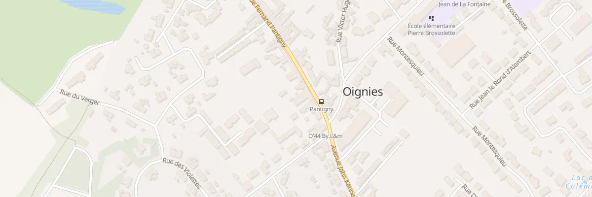 Plan du 34 Rue Fernand Pantigny à Oignies