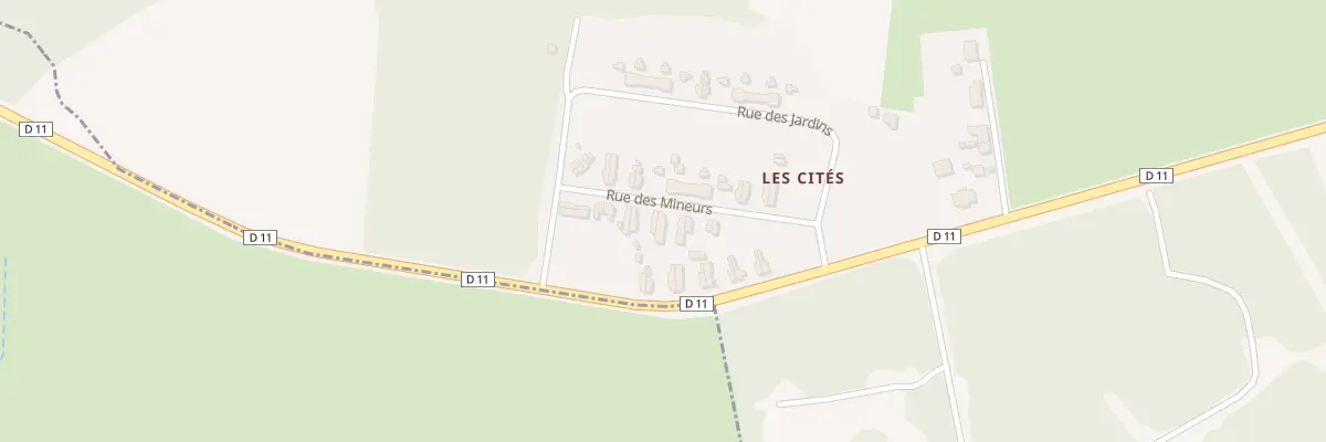 Plan du 7 Rue des Mineurs à Saint-Hilaire