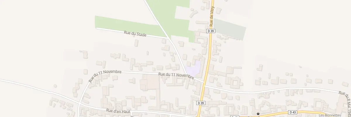 Plan du 2 Rue du Stade à Sailly-en-Ostrevent