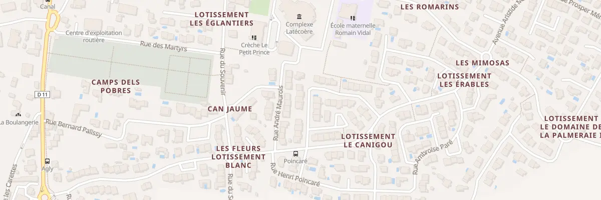 Plan du 34 Rue Claude Berthollet à Saint-Laurent-de-la-Salanque