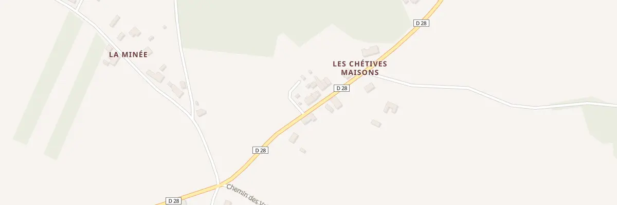 Plan du 1 Les Chetives Maisons à Saint-Andelain