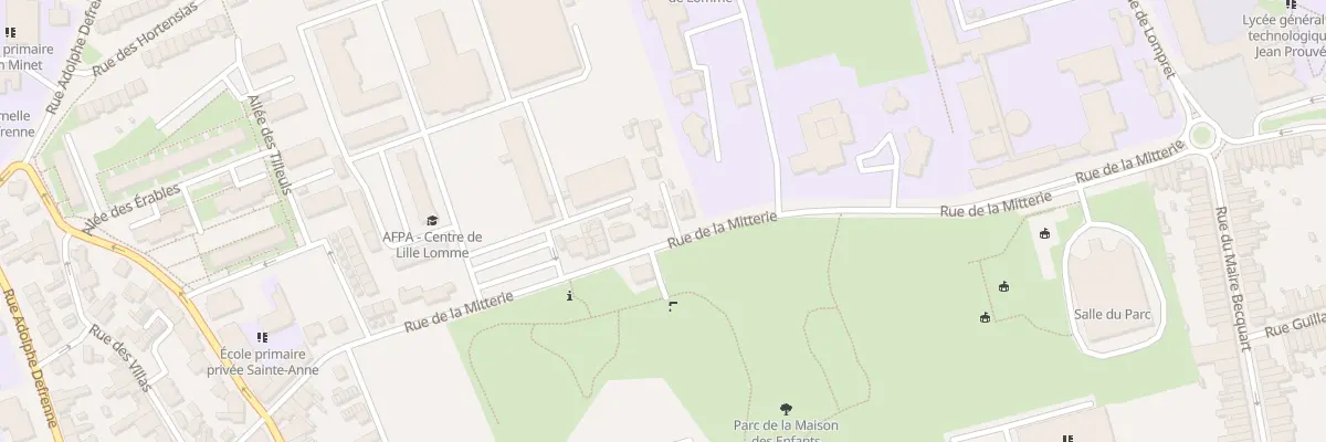 Plan du 63 Rue de la Mitterie à Lille