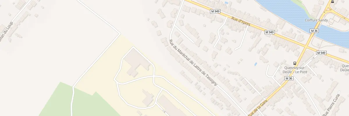 Plan du 57 Rue Mal Delattre de Tassigny à Quesnoy-sur-Deûle