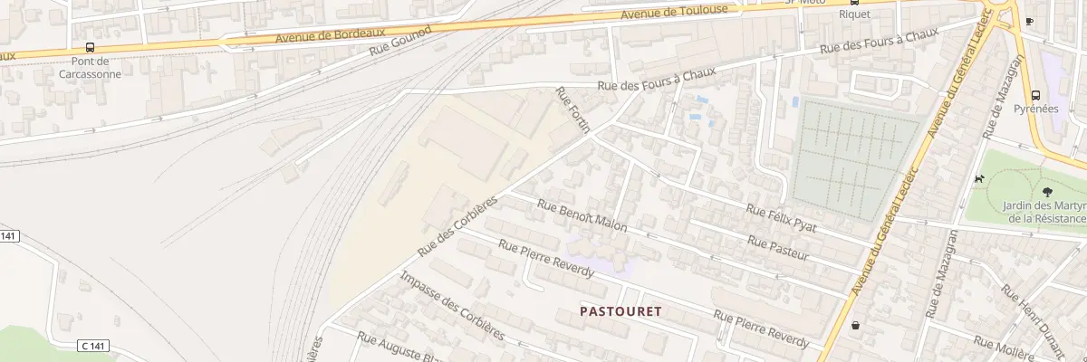 Plan du 7 Rue des Corbieres à Narbonne