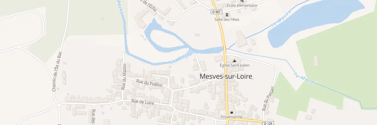 Plan du 9001 Rue des Rigouleau à Mesves-sur-Loire