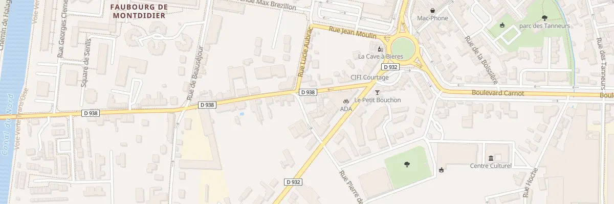 Plan du 11 Rue de Montdidier à Noyon