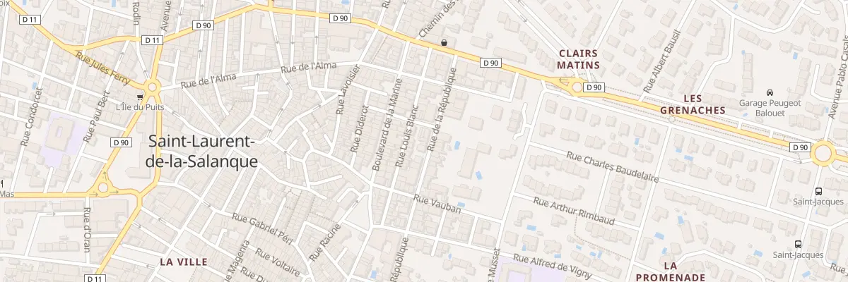 Plan du 47 Rue de la République à Saint-Laurent-de-la-Salanque