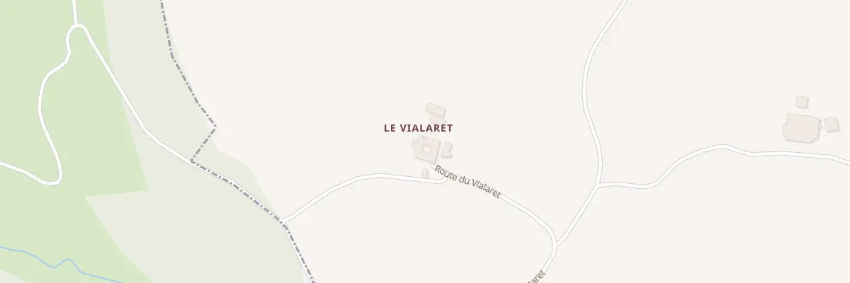 Plan du 5206A Le Vialaret à Saint-Saturnin-de-Lenne