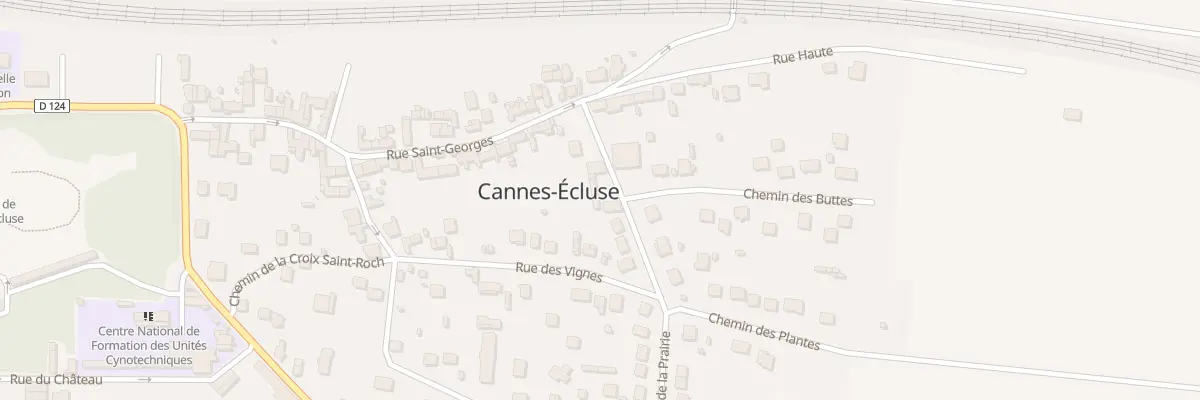 Plan du 14 Rue de la Prairie à Cannes-Écluse