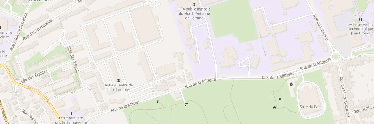 Plan du 75 Rue de la Mitterie à Lille