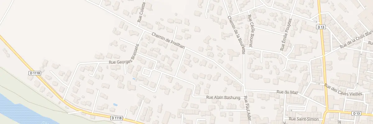 Plan du 1A Rue Jacques Brel à Cuxac-d’Aude