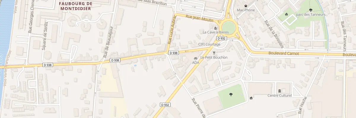 Plan du 9 Rue de Montdidier à Noyon