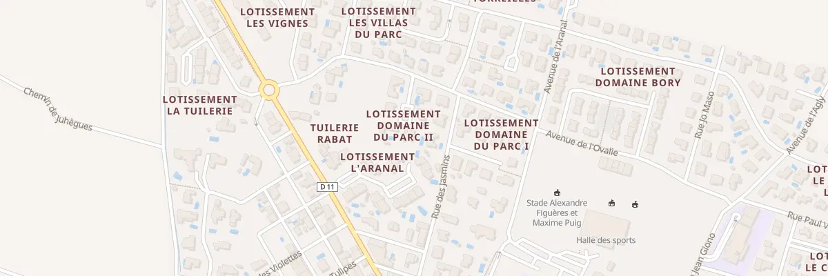 Plan du 3 Imp Vauban à Torreilles
