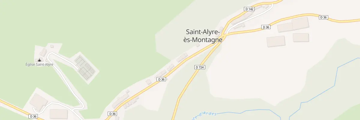 Plan du 5010 Largelier à Saint-Alyre-ès-Montagne