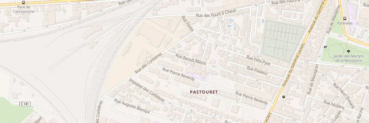 Plan du 37 Rue Benoit Malon à Narbonne