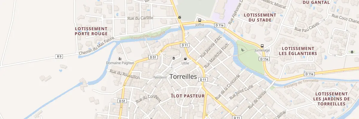 Plan du 2 Rue La Forsa à Torreilles