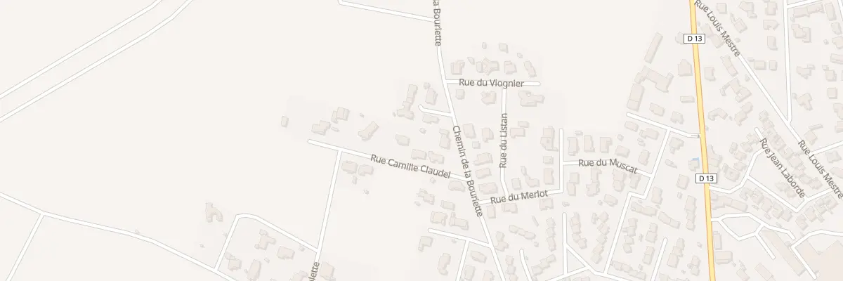Plan du 4 Rue Camille Claudel à Cuxac-d’Aude