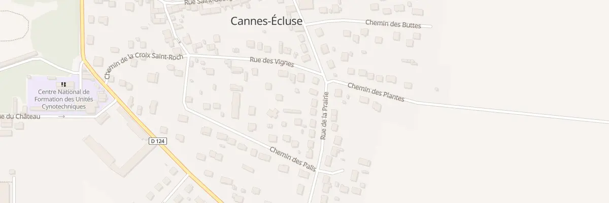Plan du 24 Rue des Vignes à Cannes-Écluse