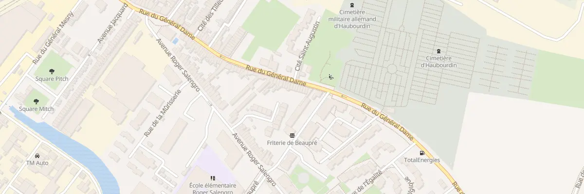 Plan du 98 Rue du Général Dame à Haubourdin