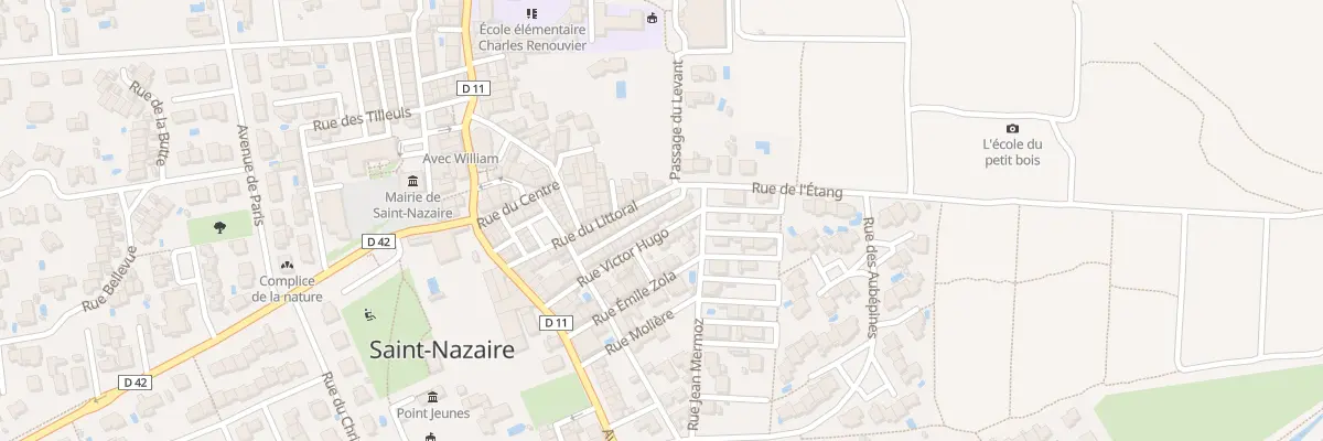 Plan du 23 Rue Victor Hugo à Saint-Nazaire