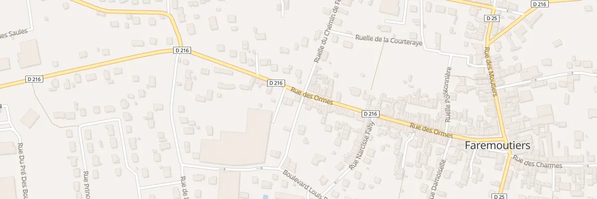 Plan du 74 Rue des Ormes à Faremoutiers