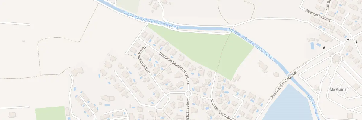 Plan du 22 Rue Maréchal Leclerc à Canet-en-Roussillon
