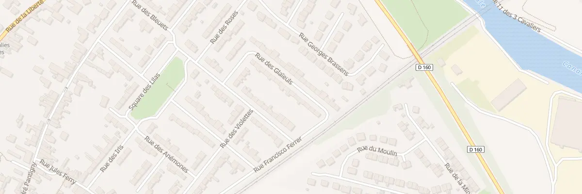 Plan du 24 Rue des Glaïeuls à Dourges
