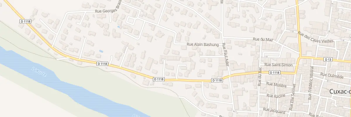 Plan du 50Q Av de la Bourgade à Cuxac-d’Aude