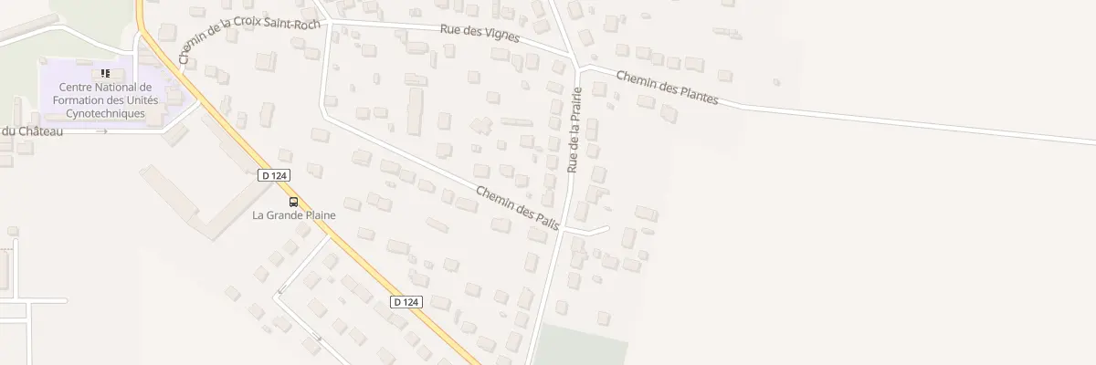 Plan du 44 Rue de la Prairie à Cannes-Écluse