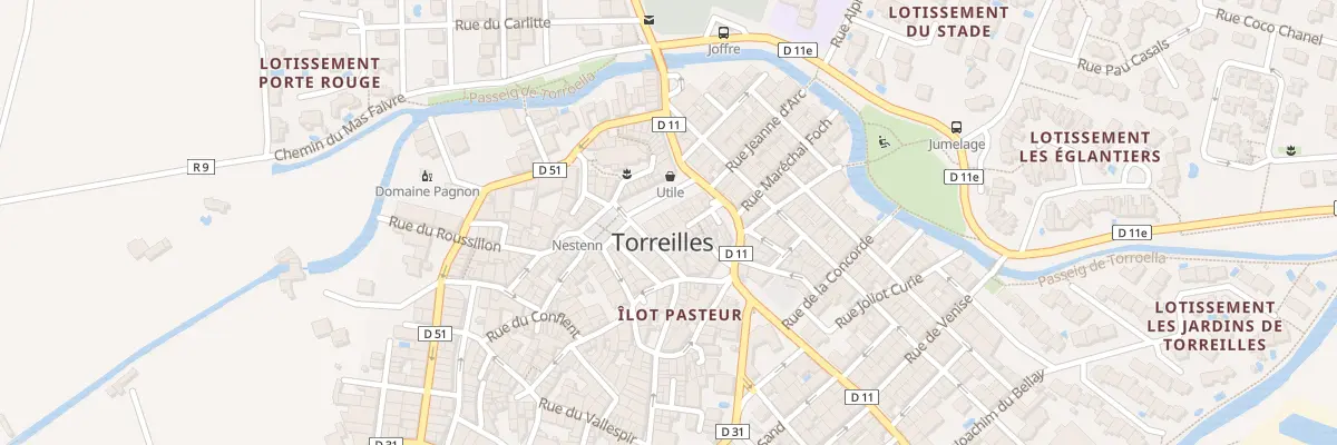 Plan du 13 Pl Louis Blasi à Torreilles