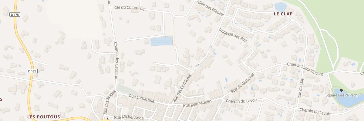 Plan du 2 Rue Joseph Pagés à La Palme