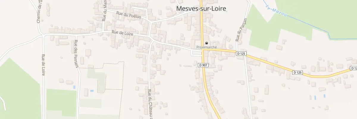Plan du 1 Rue de Loire à Mesves-sur-Loire
