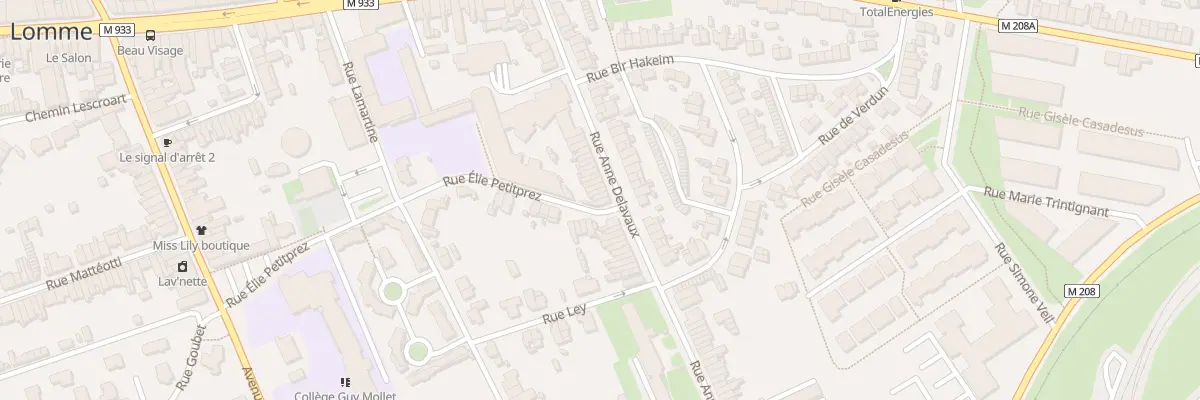 Plan du 56 Rue Anne Delavaux à Lille