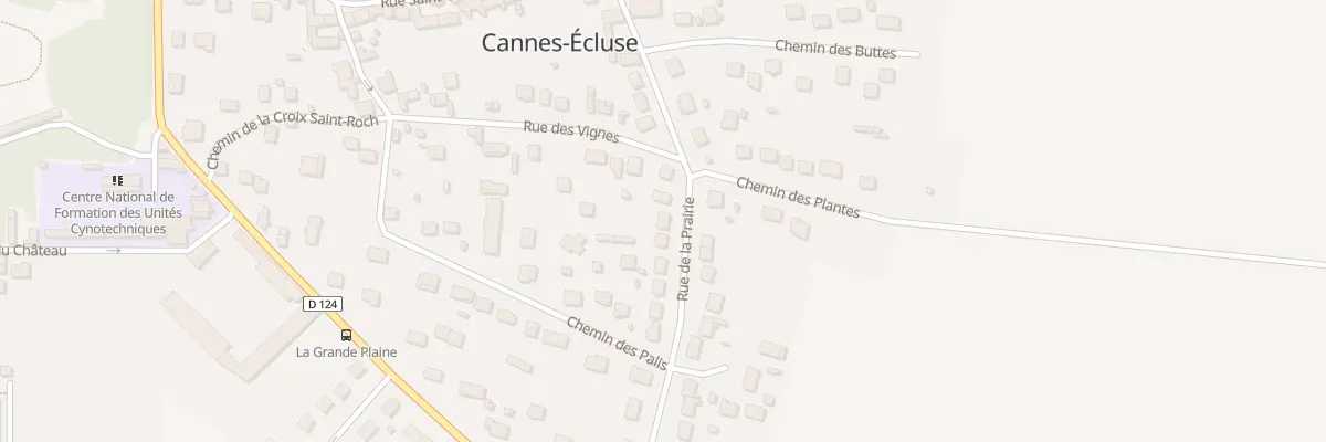 Plan du 34 Rue de la Prairie à Cannes-Écluse