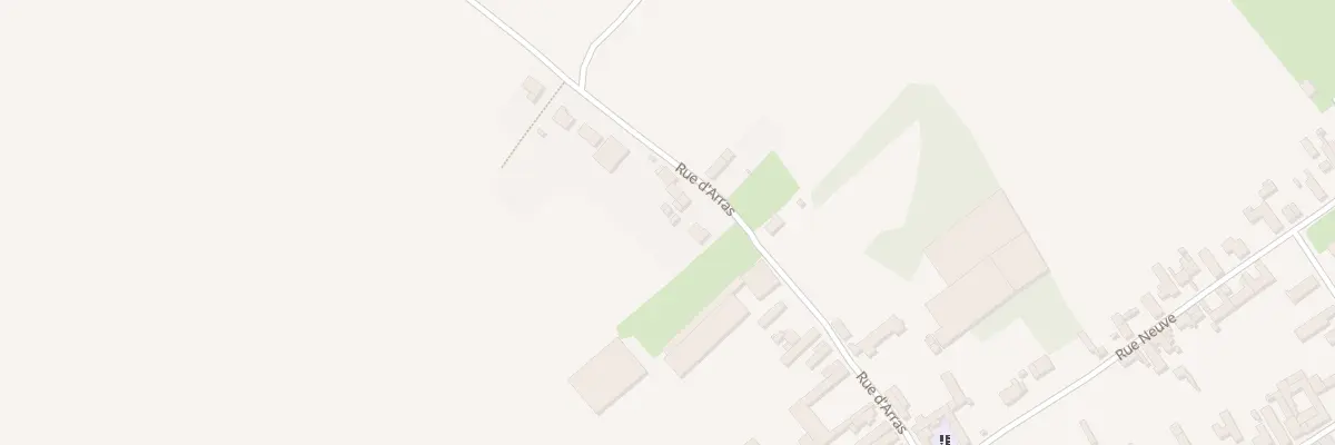 Plan du 34 Rue d’Arras à Cagnicourt