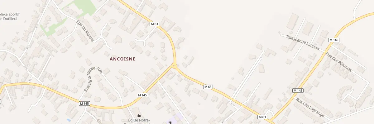 Plan du 14 Rue Jean Jaurès à Houplin-Ancoisne