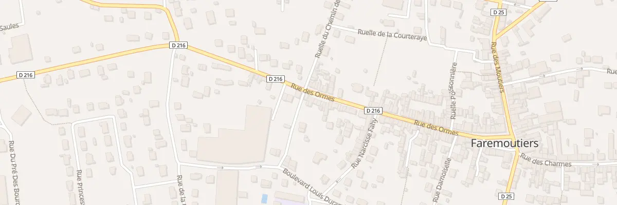 Plan du 70 Rue des Ormes à Faremoutiers