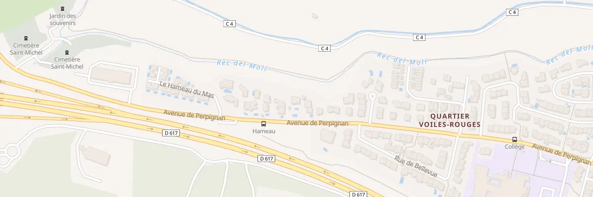 Plan du 170 Av de Perpignan à Canet-en-Roussillon
