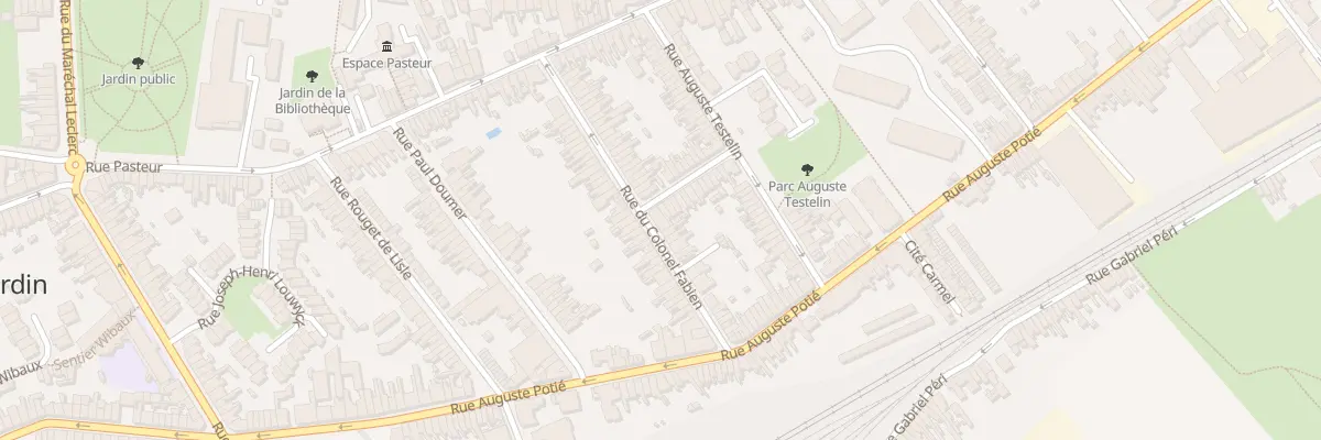 Plan du 45 Rue du Colonel Fabien à Haubourdin